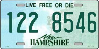 NH license plate 1228546