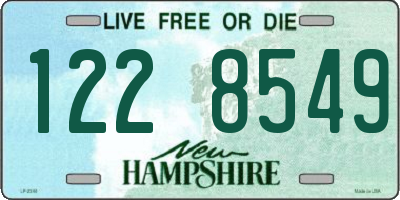 NH license plate 1228549