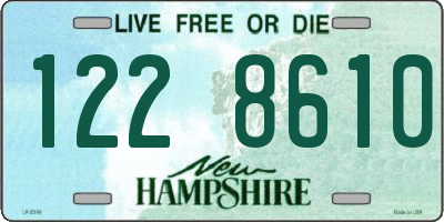 NH license plate 1228610