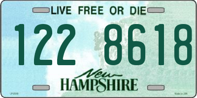 NH license plate 1228618