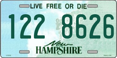 NH license plate 1228626