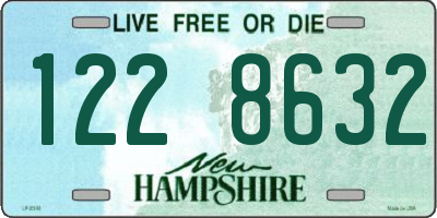 NH license plate 1228632