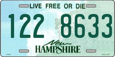 NH license plate 1228633