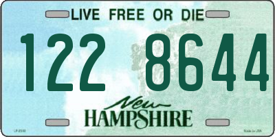 NH license plate 1228644