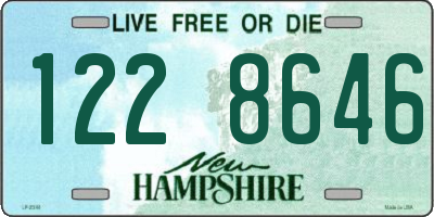 NH license plate 1228646