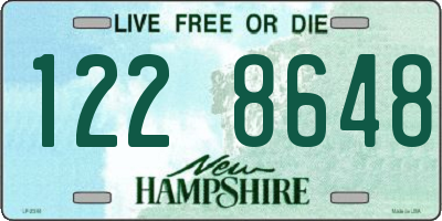 NH license plate 1228648