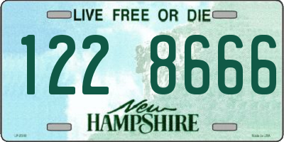 NH license plate 1228666