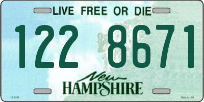 NH license plate 1228671