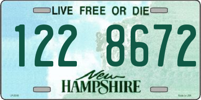 NH license plate 1228672