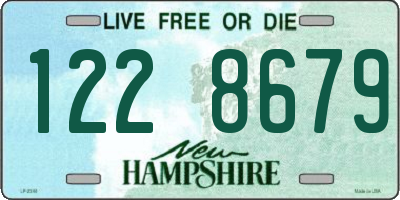 NH license plate 1228679