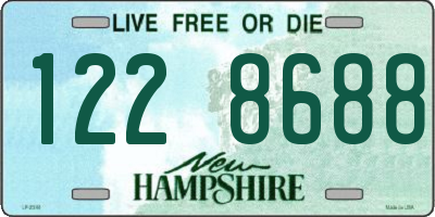 NH license plate 1228688