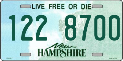 NH license plate 1228700