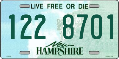 NH license plate 1228701