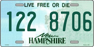 NH license plate 1228706