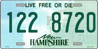 NH license plate 1228720