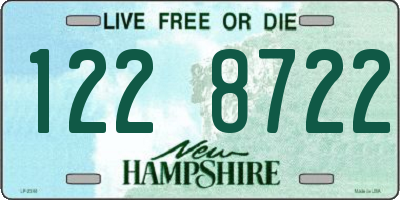 NH license plate 1228722