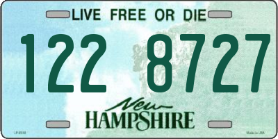 NH license plate 1228727