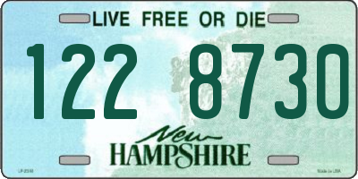 NH license plate 1228730