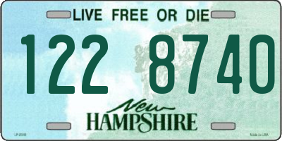 NH license plate 1228740