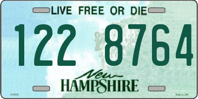 NH license plate 1228764