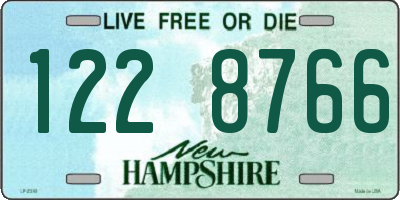 NH license plate 1228766