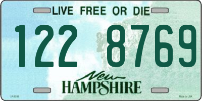 NH license plate 1228769