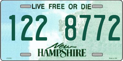NH license plate 1228772