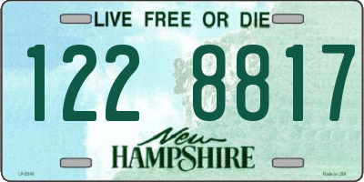 NH license plate 1228817