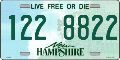 NH license plate 1228822