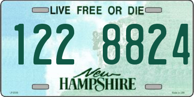 NH license plate 1228824