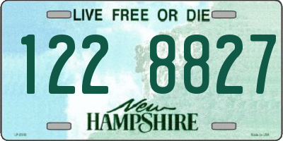 NH license plate 1228827
