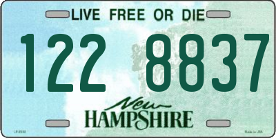 NH license plate 1228837