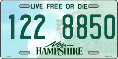 NH license plate 1228850