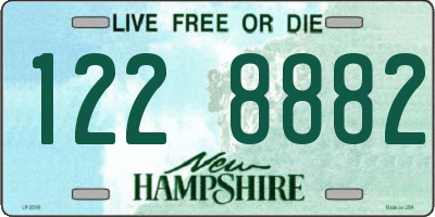 NH license plate 1228882