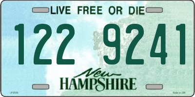 NH license plate 1229241