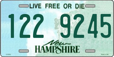 NH license plate 1229245