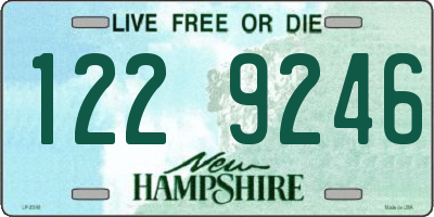 NH license plate 1229246