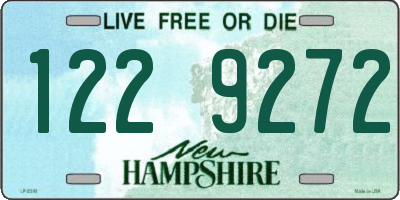 NH license plate 1229272