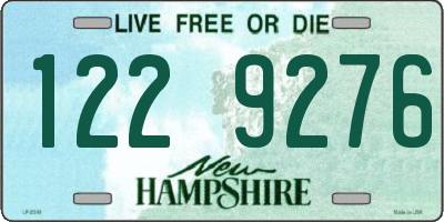 NH license plate 1229276