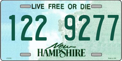 NH license plate 1229277