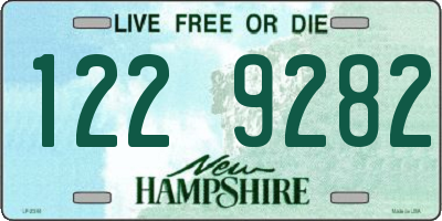 NH license plate 1229282