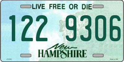 NH license plate 1229306