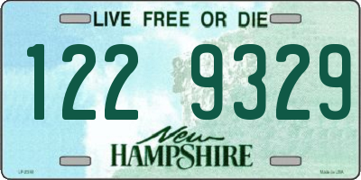NH license plate 1229329