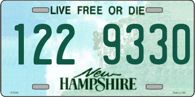 NH license plate 1229330