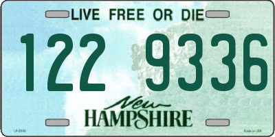 NH license plate 1229336