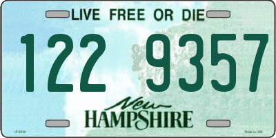 NH license plate 1229357