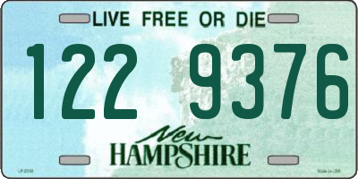 NH license plate 1229376