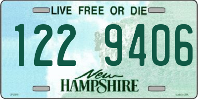 NH license plate 1229406