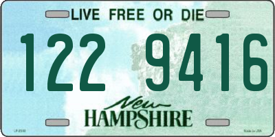 NH license plate 1229416
