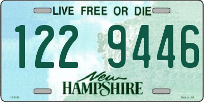 NH license plate 1229446